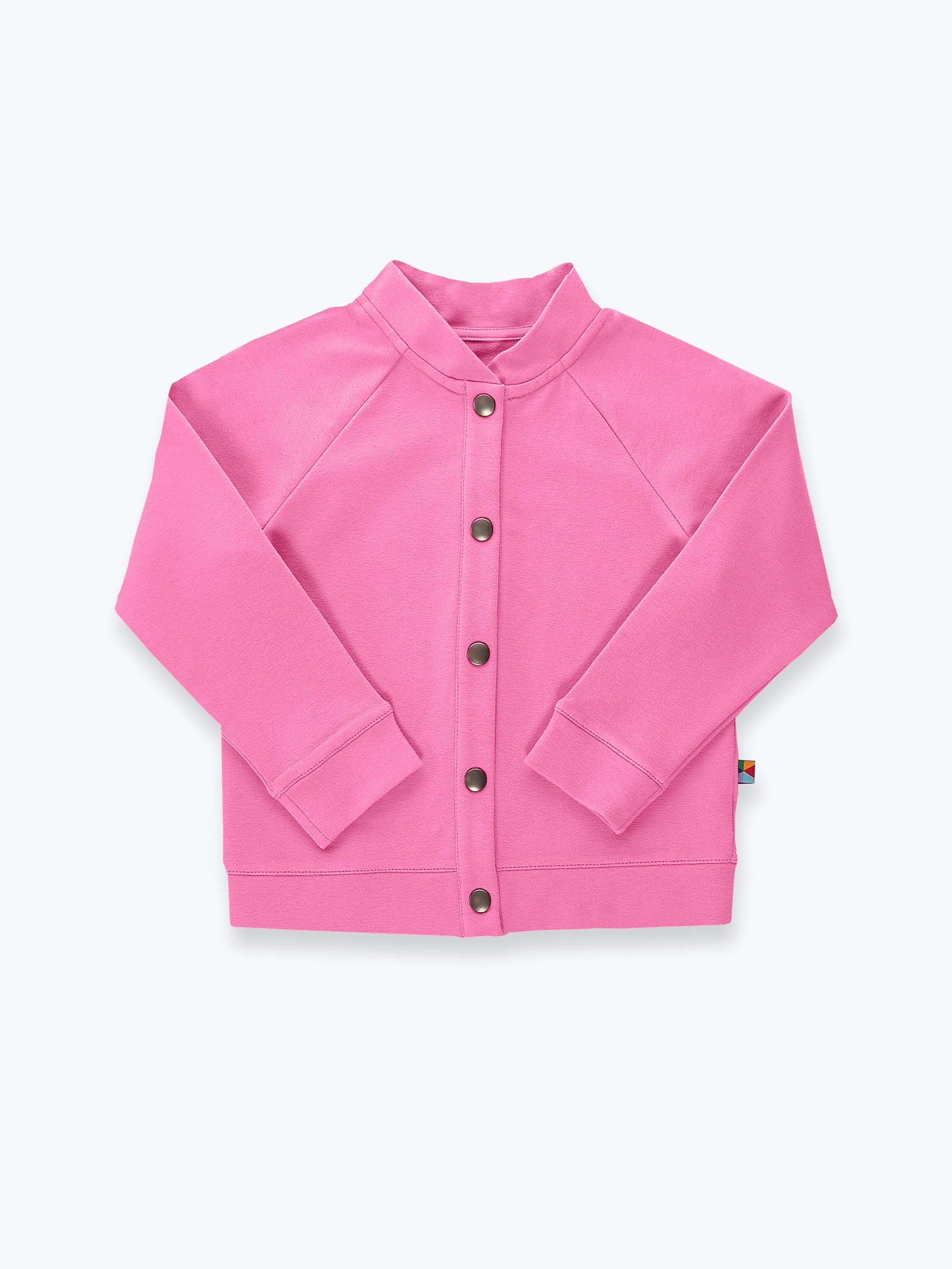 Pasteloworóżowa bluza bomber